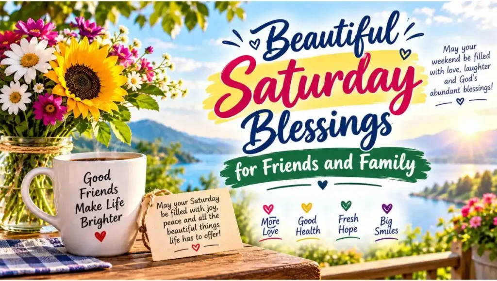 Beautiful Saturday Blessings for Friends and Family