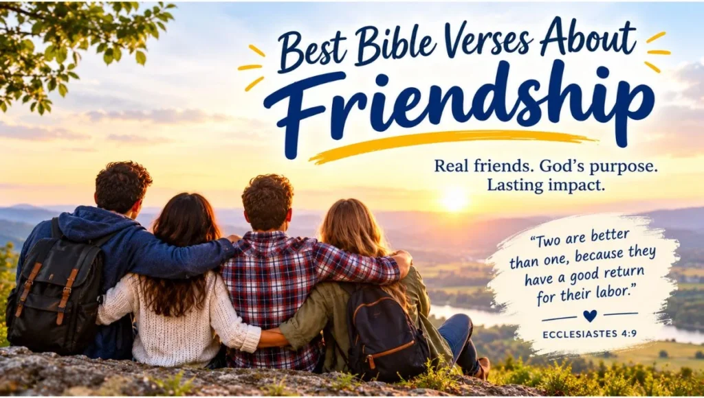 Best Bible verses about friendship