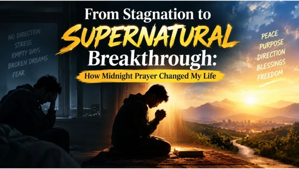From Stagnation to Supernatural Breakthrough: How Midnight Prayer Changed My Life