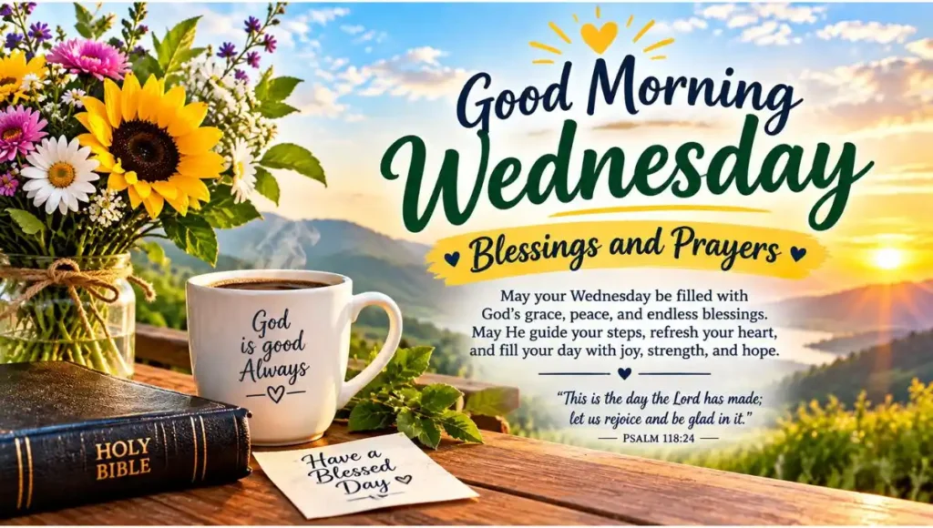 Good Morning Wednesday Blessings and Prayers
