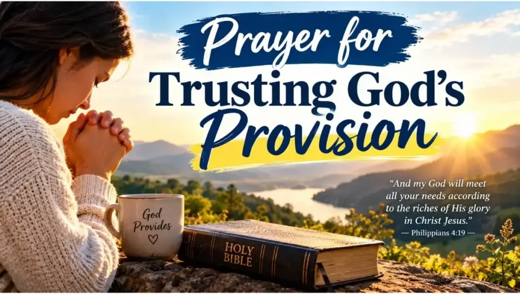Prayer for Trusting God's Provision